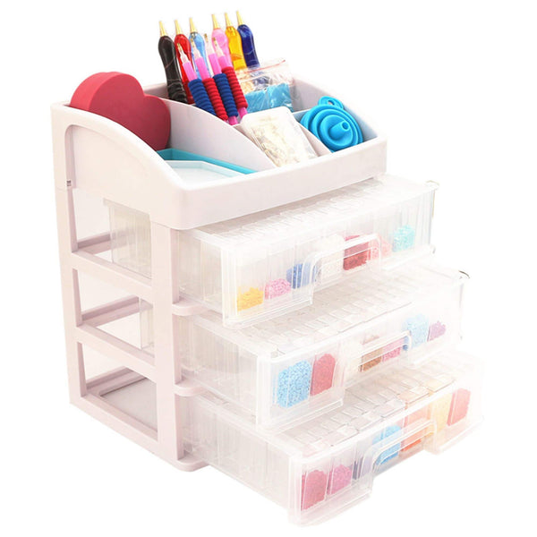 Diamond Embroidery Box, 144/246 Grids Bottle Plastic Bead Storage Case