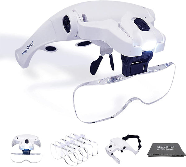 Magnifying Glasses with Light-Hands Free Magnifier